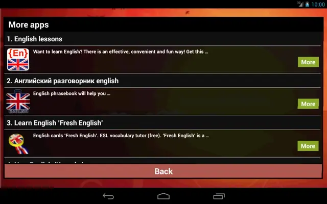 English! android App screenshot 0